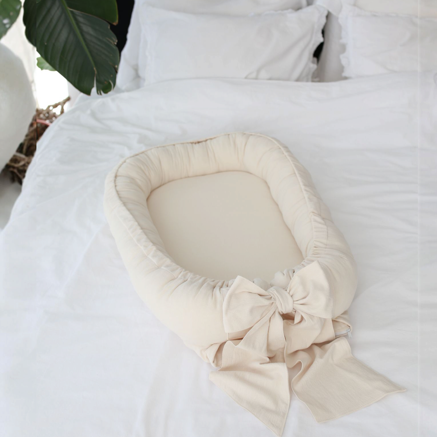 Babynest bow beige