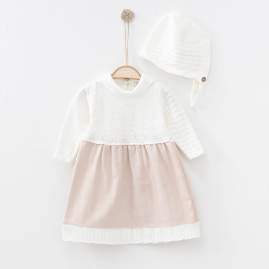 Knitted dress with hat - Liam & Lilly