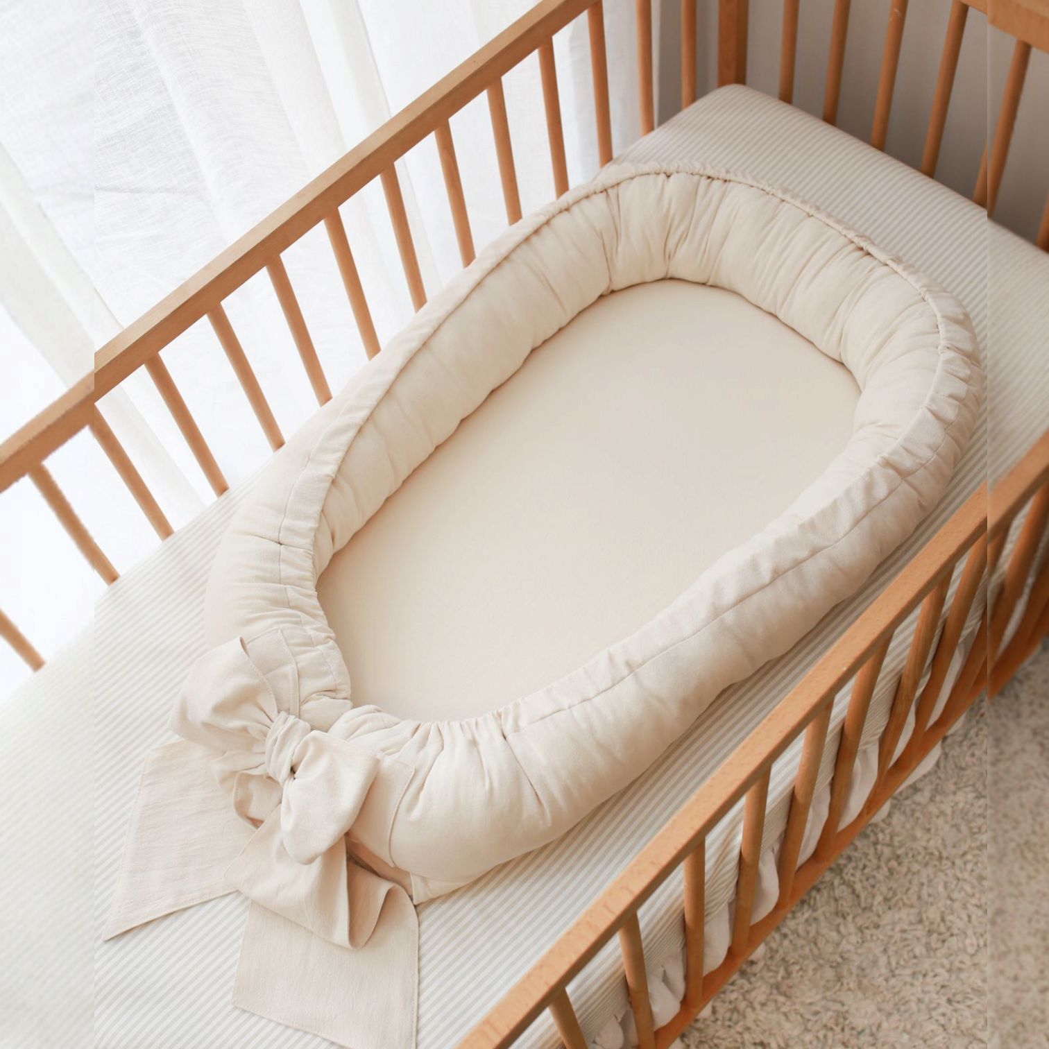 Babynest bow beige