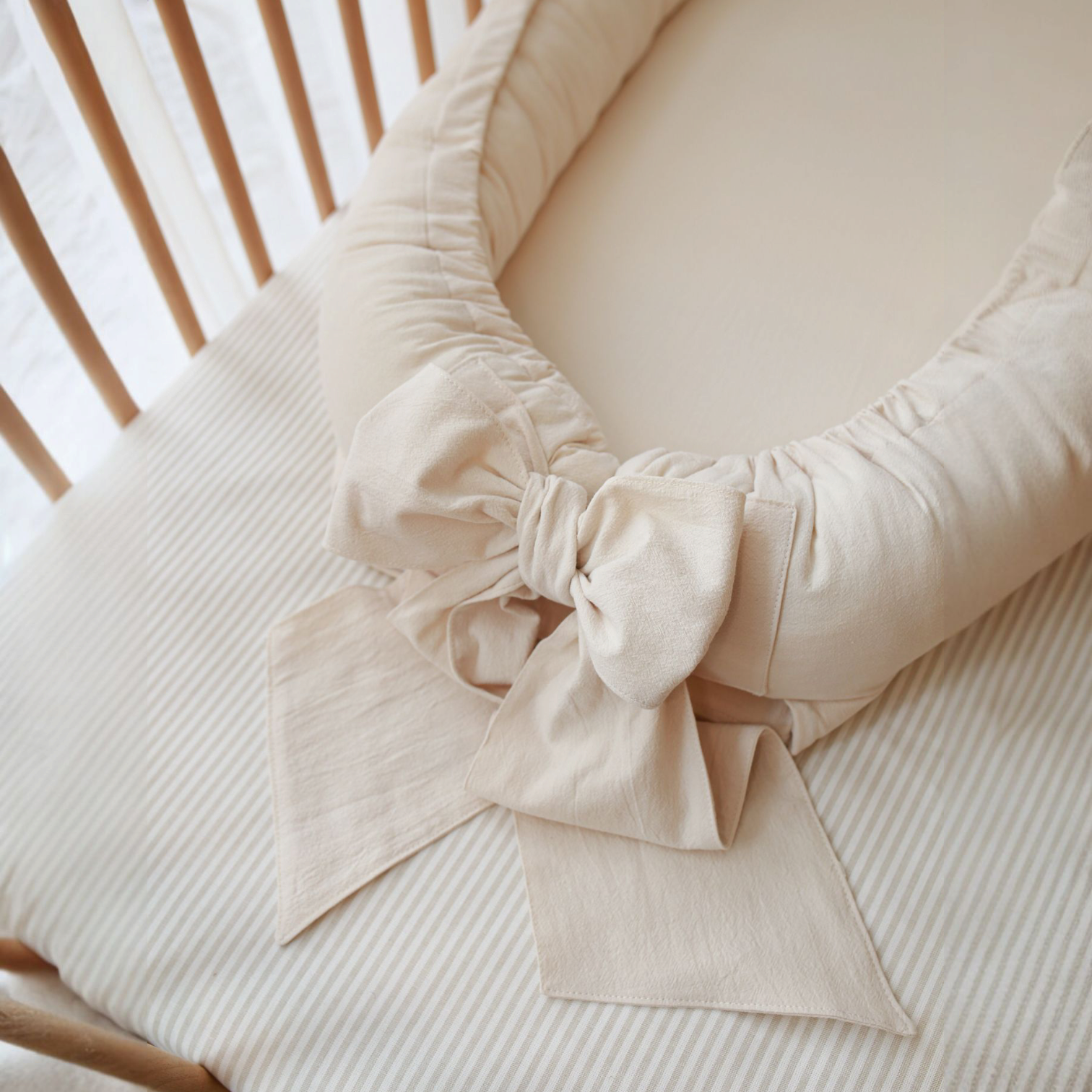 Babynest bow beige