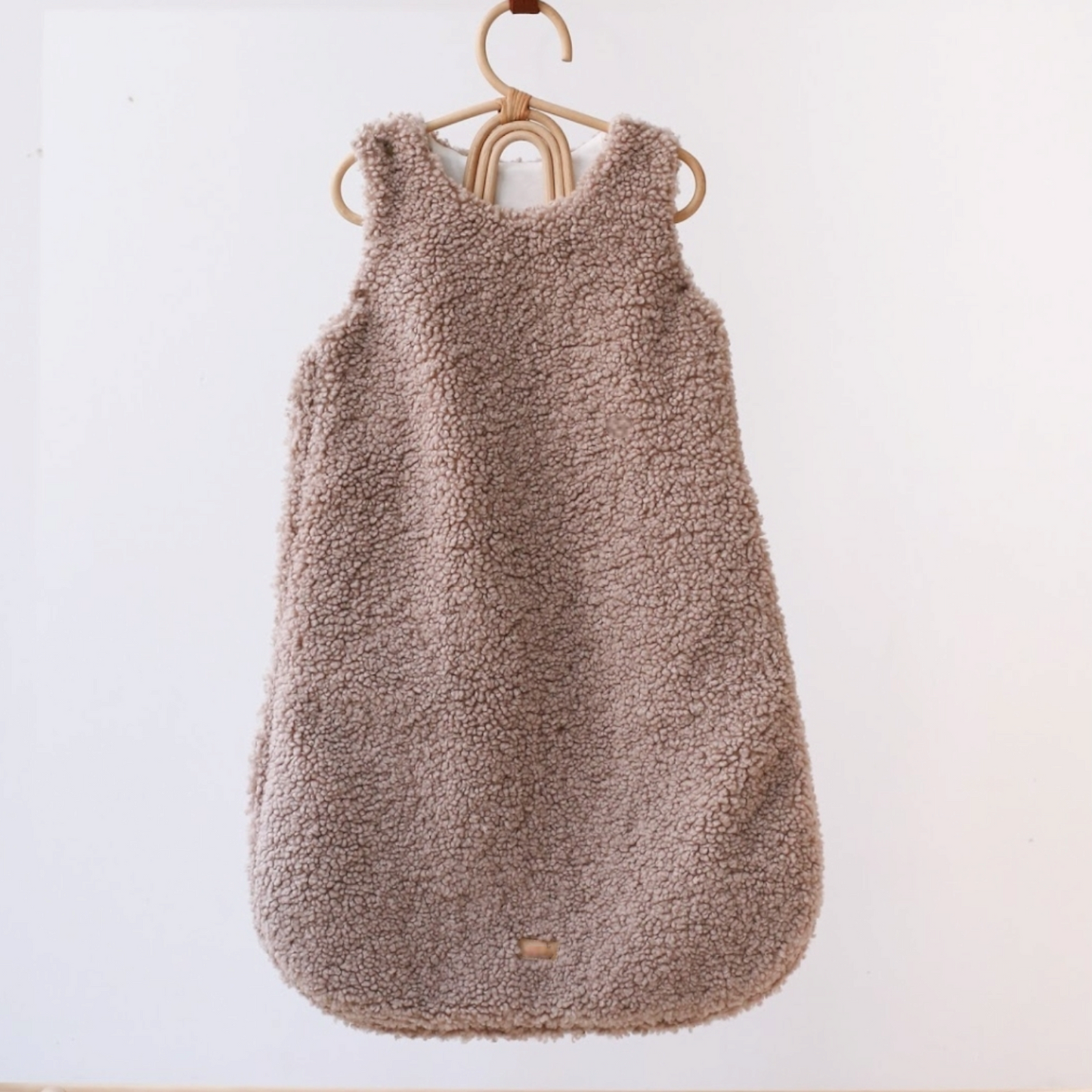 Teddy sleeping bag taupe