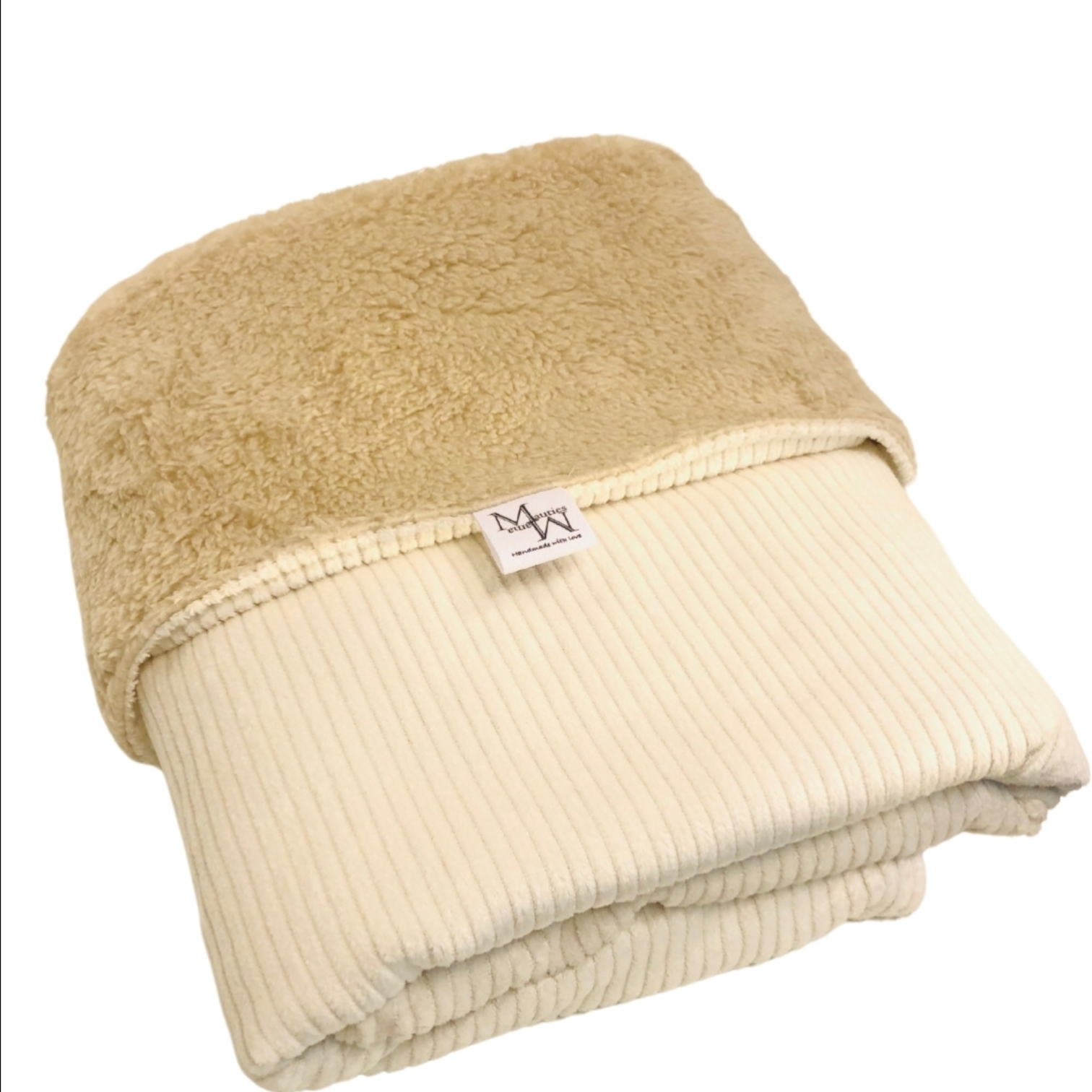 Teddy blanket off white - Liam & Lilly