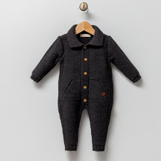 Cozy black onesie - Liam & Lilly