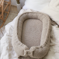 Load image into Gallery viewer, Teddy babynest taupe - Liam & Lilly