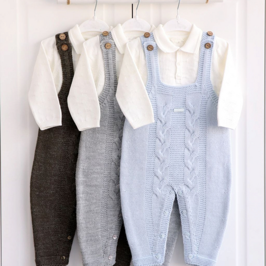 Knitted dungeres - Liam & Lilly