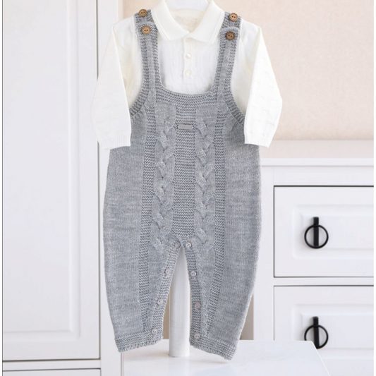 Knitted dungeres - Liam & Lilly