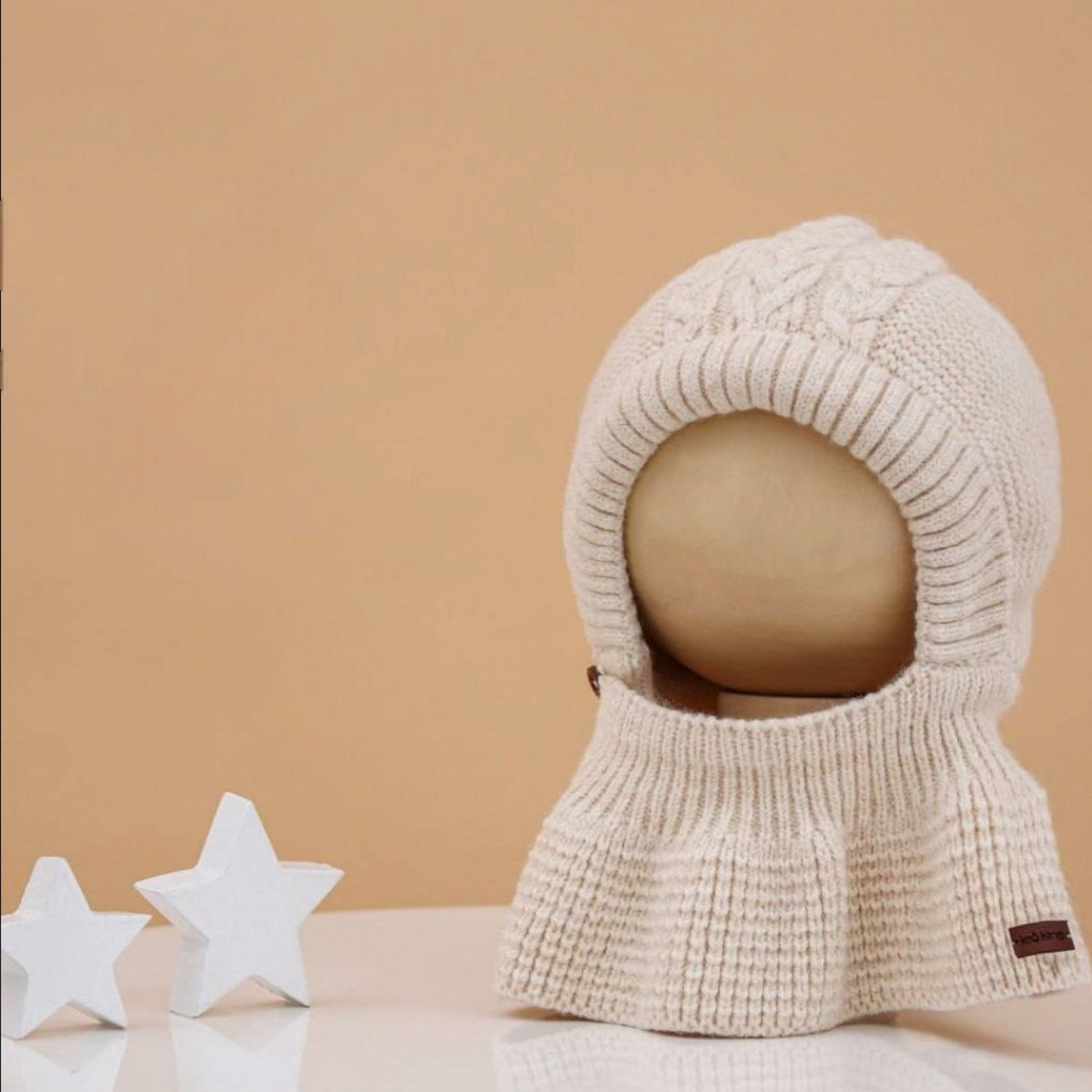 Hat with shawl collar