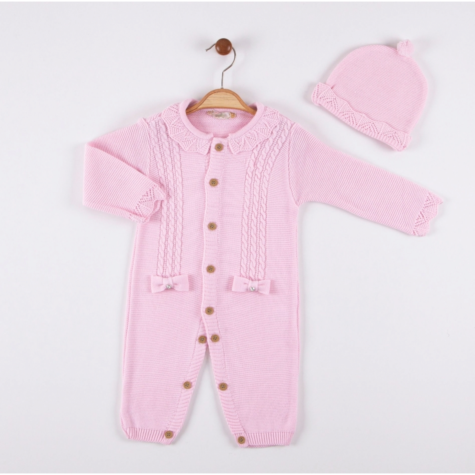 Girly onesie with hat - Liam & Lilly