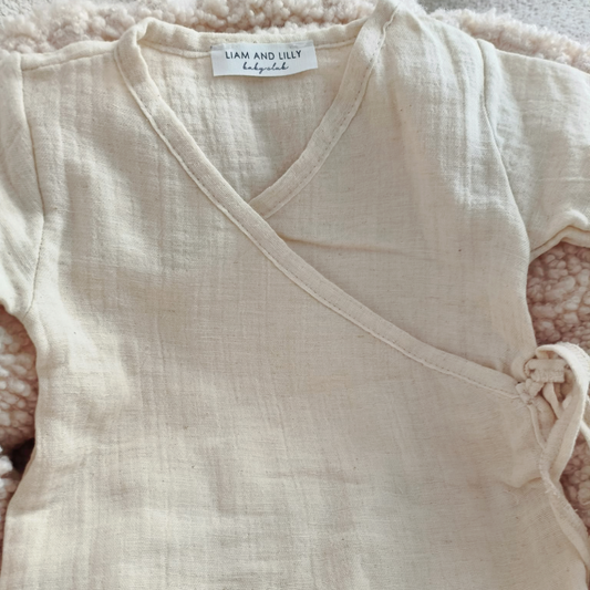 Linen swaddle sleeping bag - Liam & Lilly