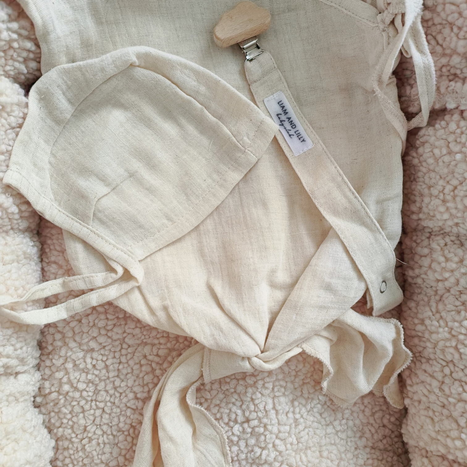 Linen swaddle sleeping bag - Liam & Lilly