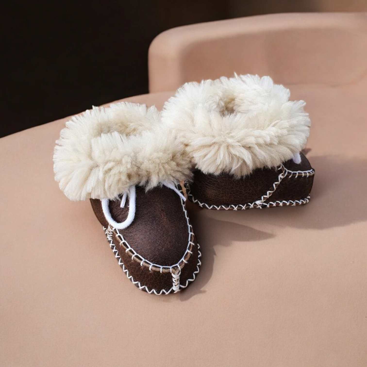 Fuzzy fur booties - Liam & Lilly