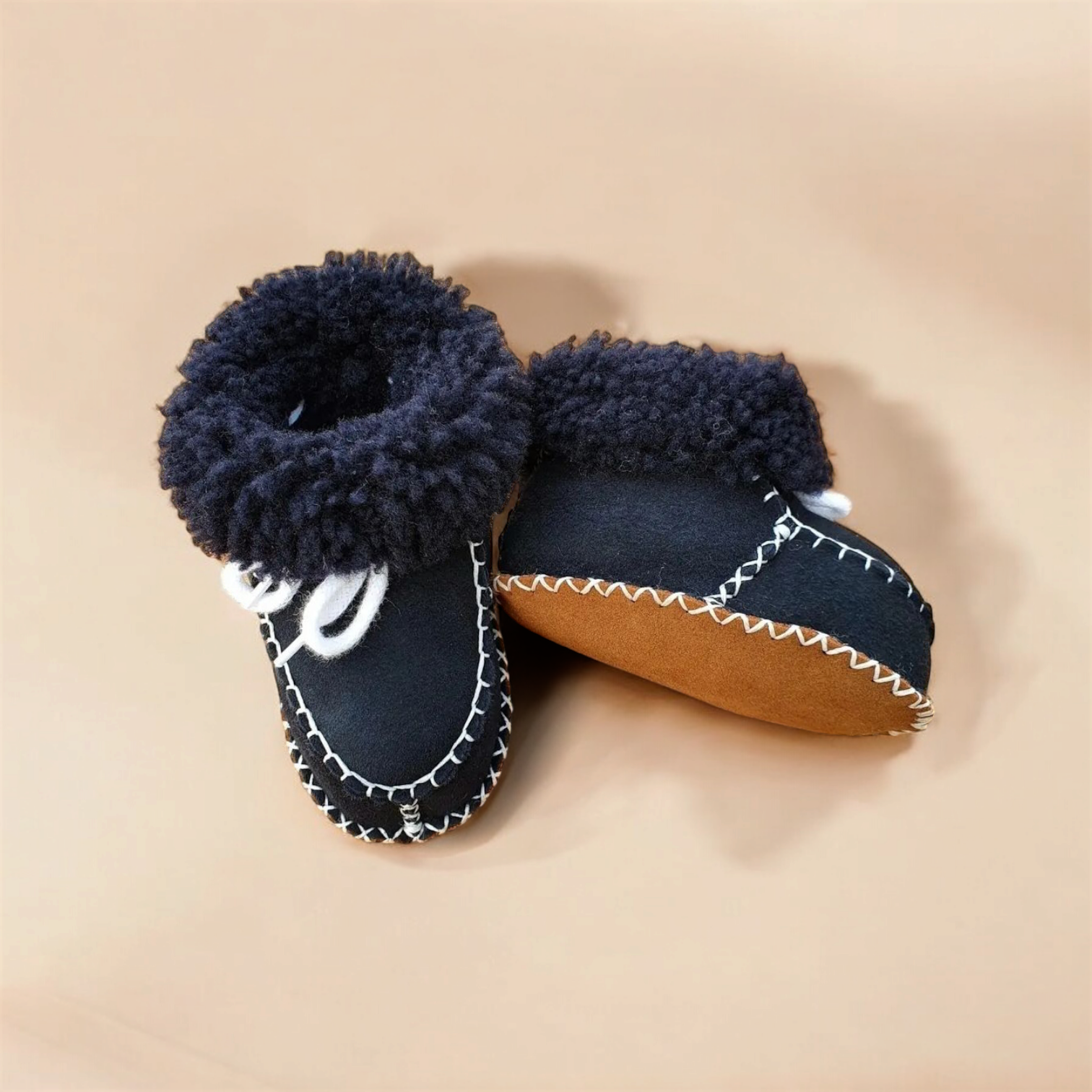 Babyboy suède booties - Liam & Lilly