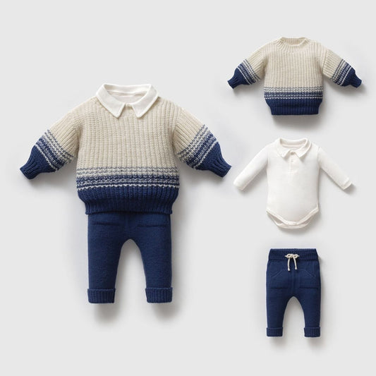 Little sailor knit set
