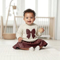 Load image into Gallery viewer, Bow knit set