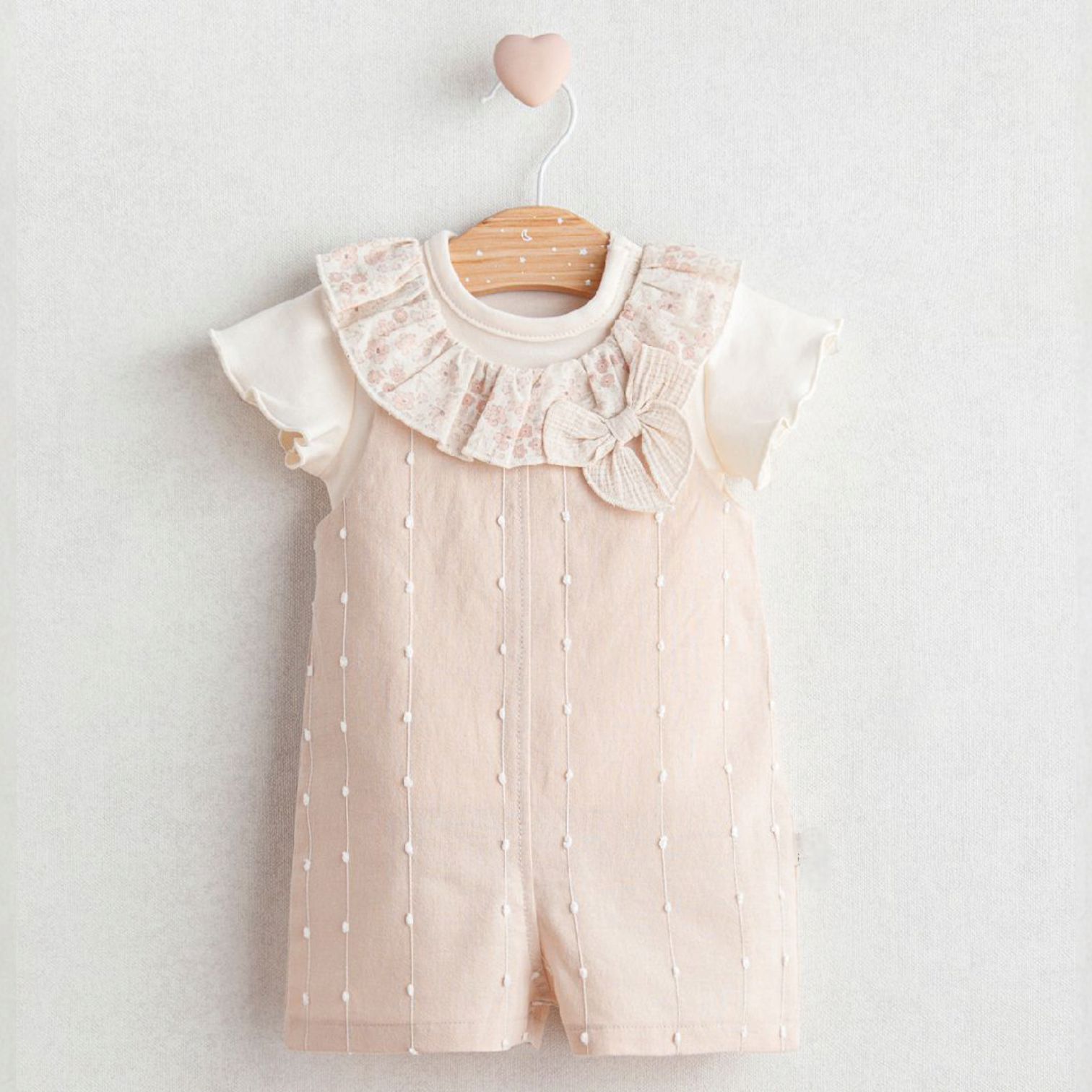 Pink baby romper