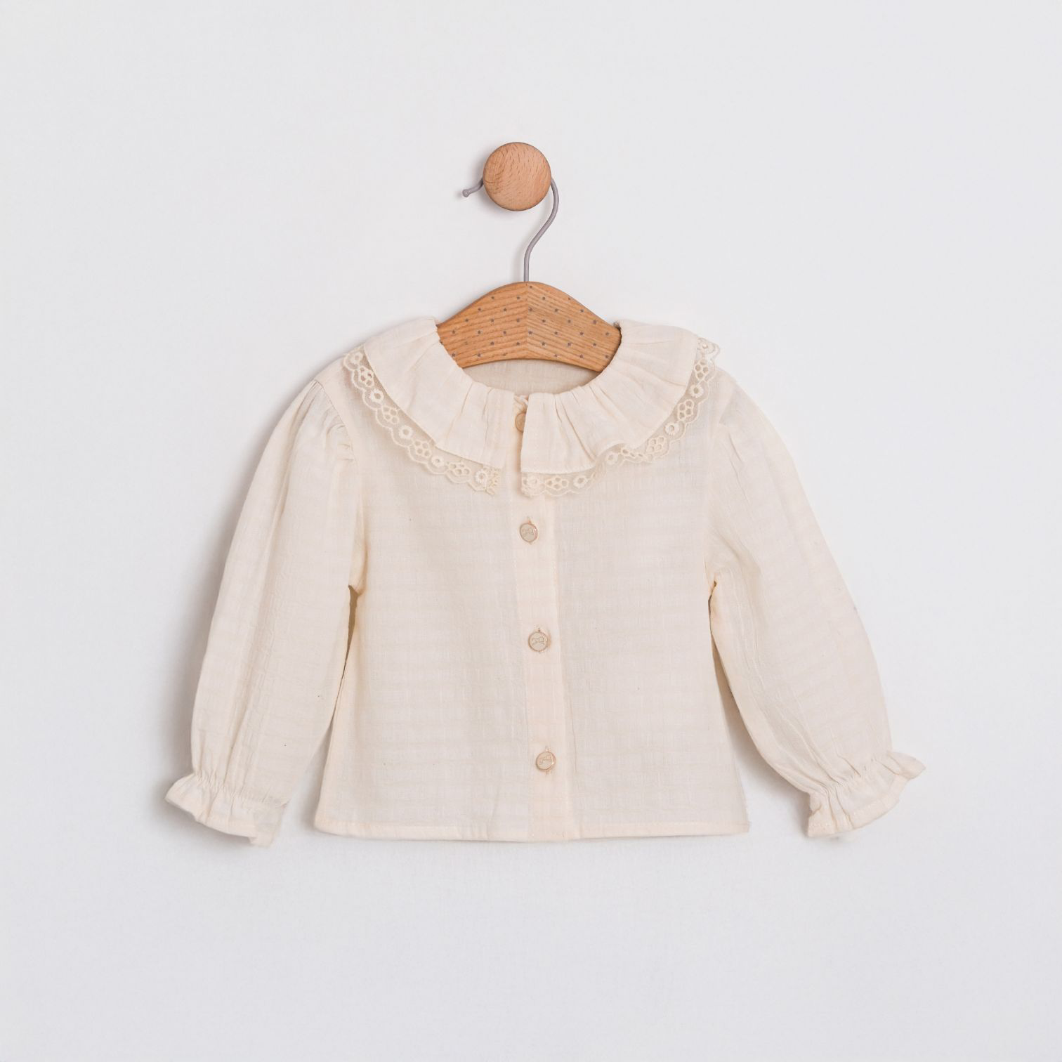 Chocolate ruffle romper