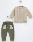 Load image into Gallery viewer, Babyboy green knitted set
