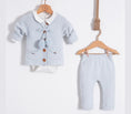Load image into Gallery viewer, Iceblue winter outfit baby boy