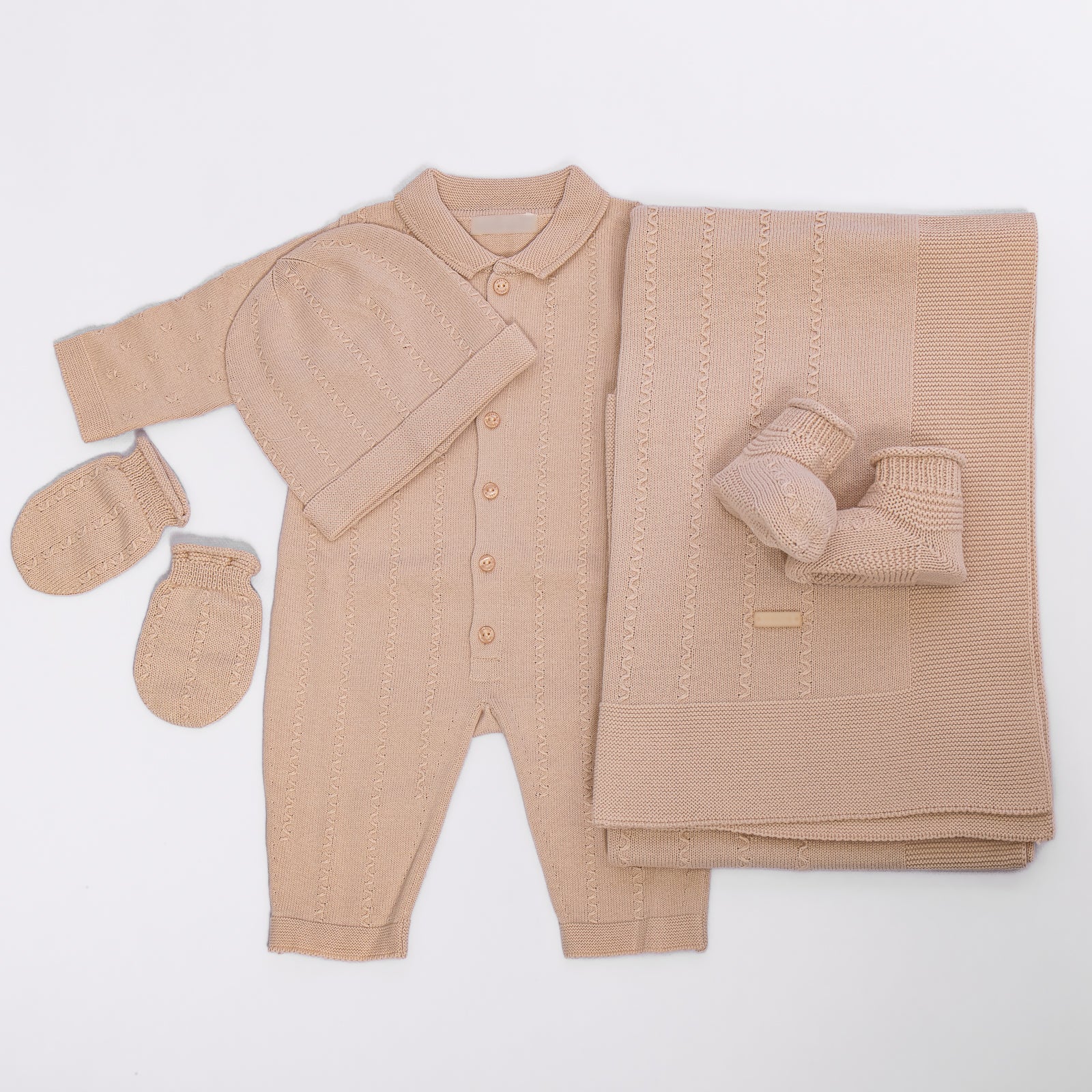 Newborn beige unisex giftset