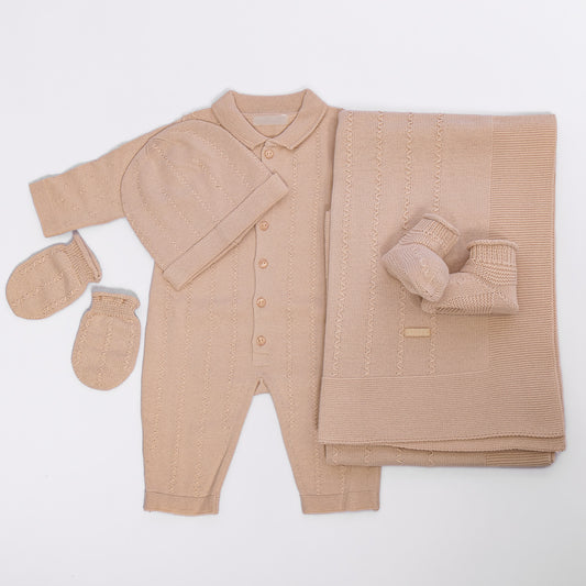 Newborn beige unisex giftset
