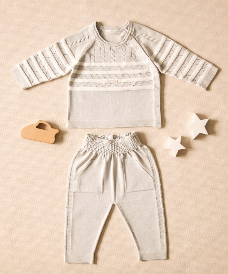 Striped cozy set - Liam & Lilly