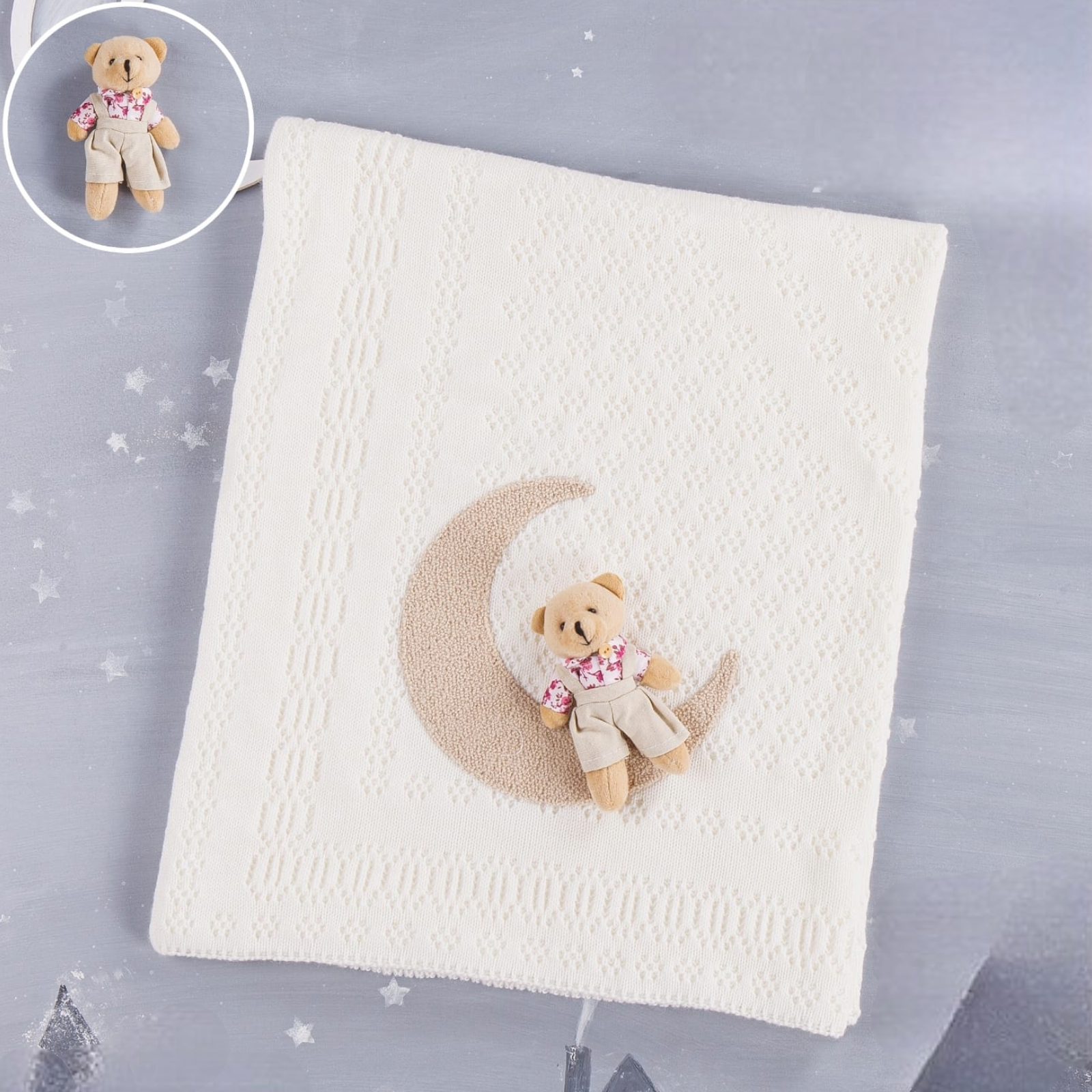 Moon blanket teddy - Liam & Lilly