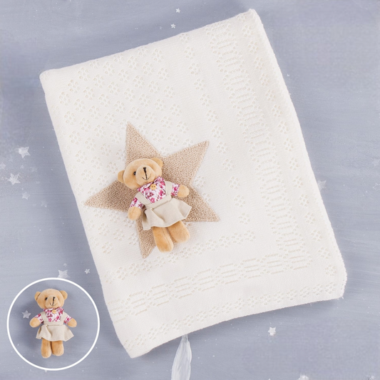 Star blanket teddy - Liam & Lilly