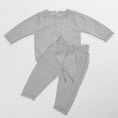Load image into Gallery viewer, Cotton grey cozy babyboy set