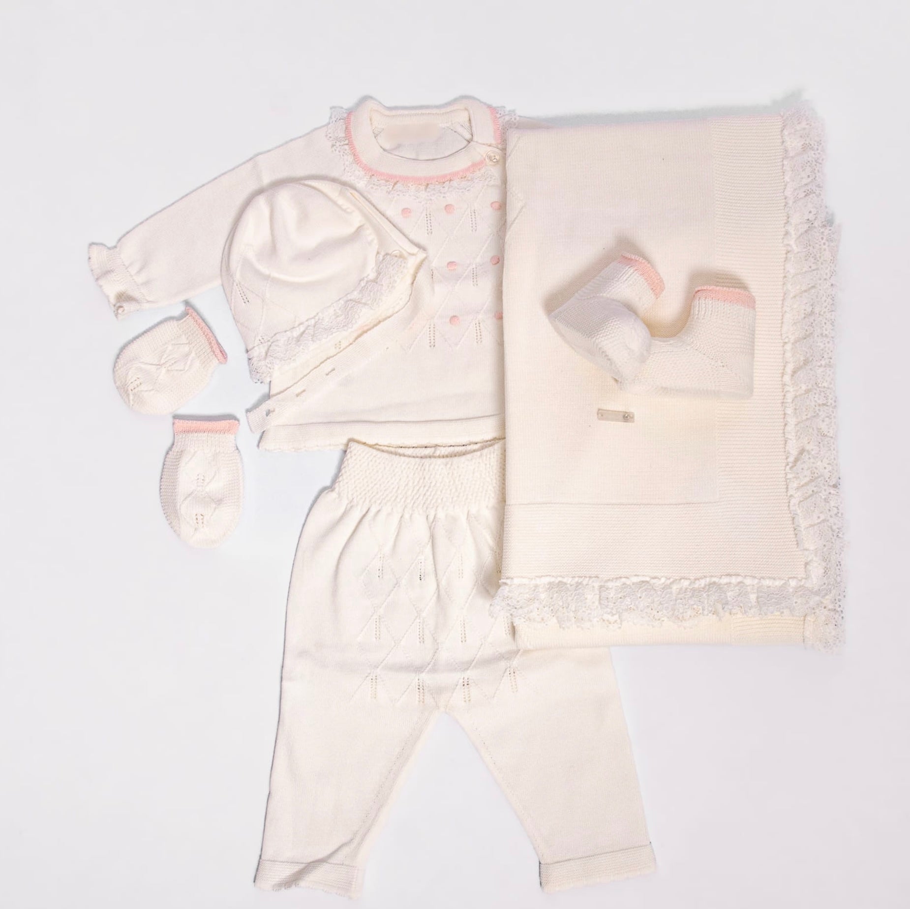 Newborn six pieces giftset sweet girl