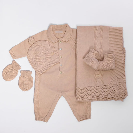 Newborn five-pieces unisex giftset