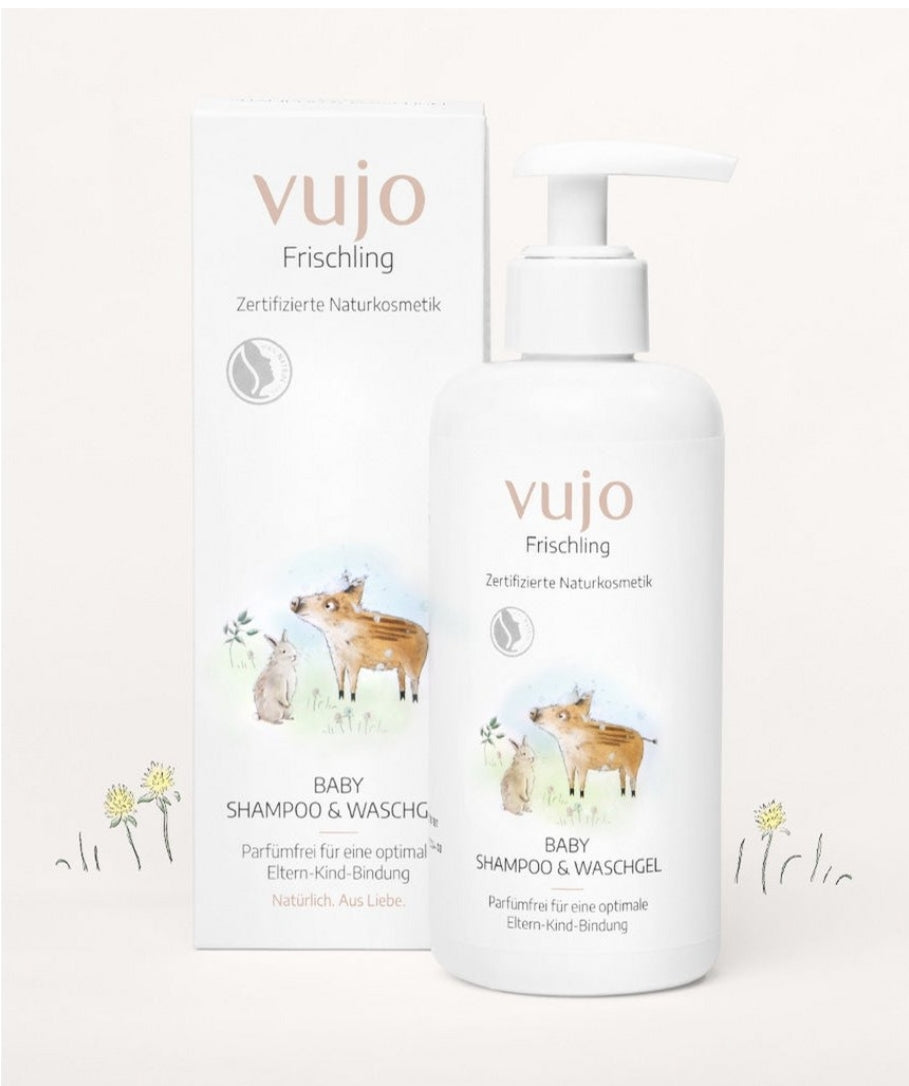 Vujo Frischling baby shampoo & washing gel 250 ml - Liam & Lilly