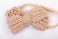 Load image into Gallery viewer, Knitted hair nude bow