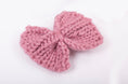 Load image into Gallery viewer, Knitted hair clip bow