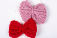 Load image into Gallery viewer, Knitted hair clip bow