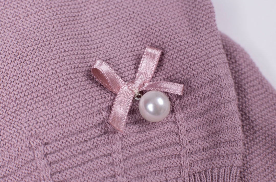 Ruffled purple two-pieces chique set