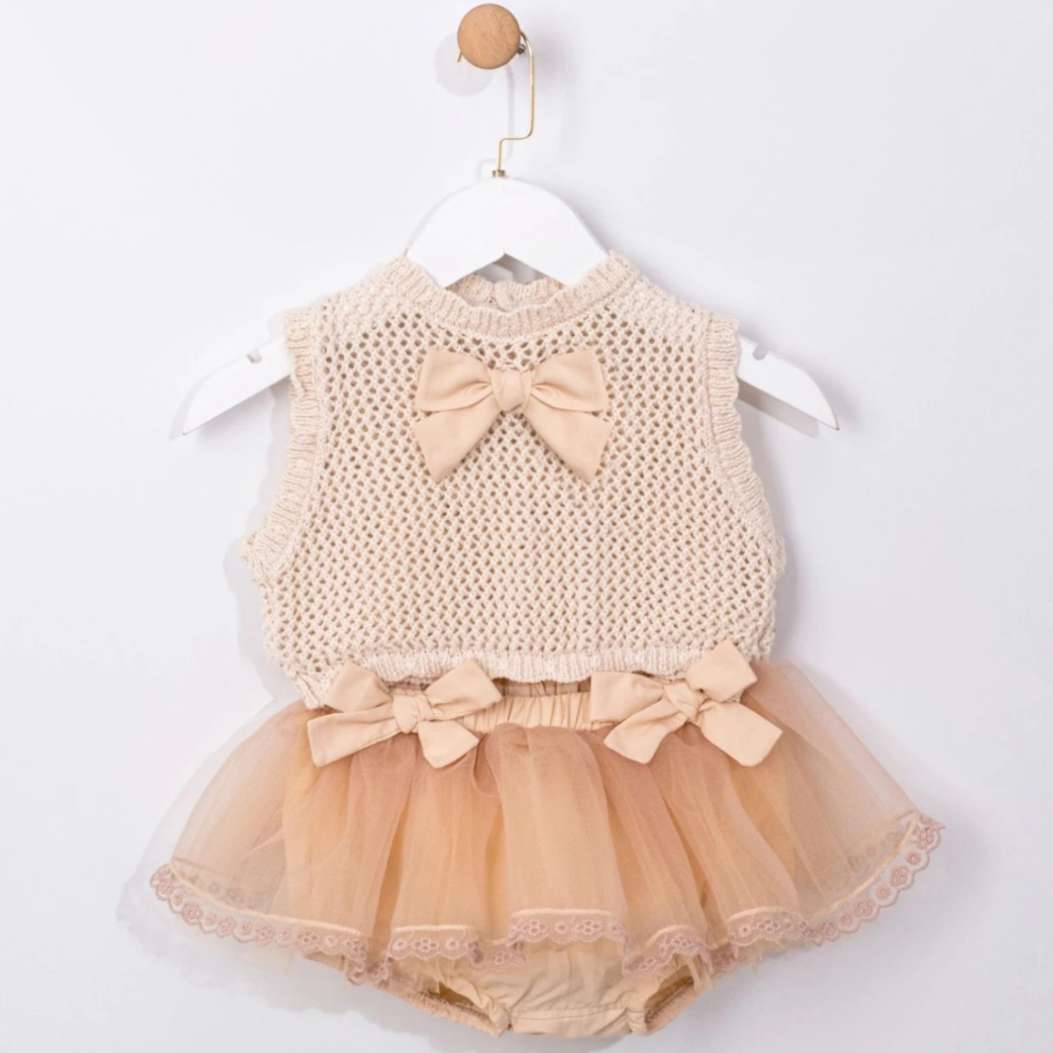 Blush bow set