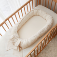 Load image into Gallery viewer, Babynest bow beige
