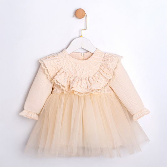 Cream Milky dress