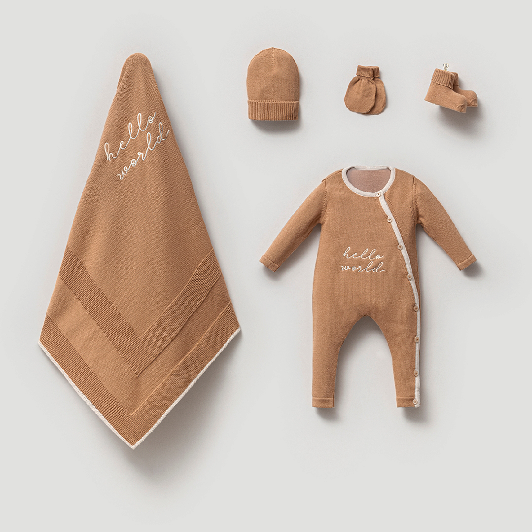 Hello world newborn giftset