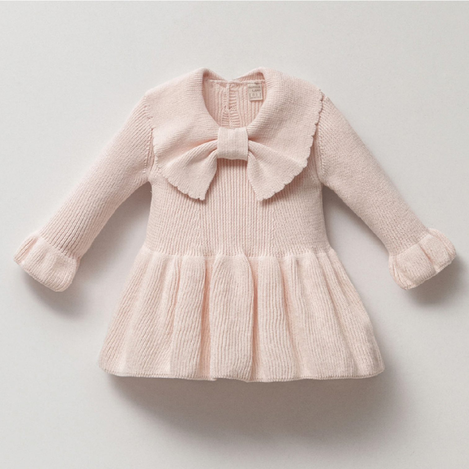 Knitted bow dress