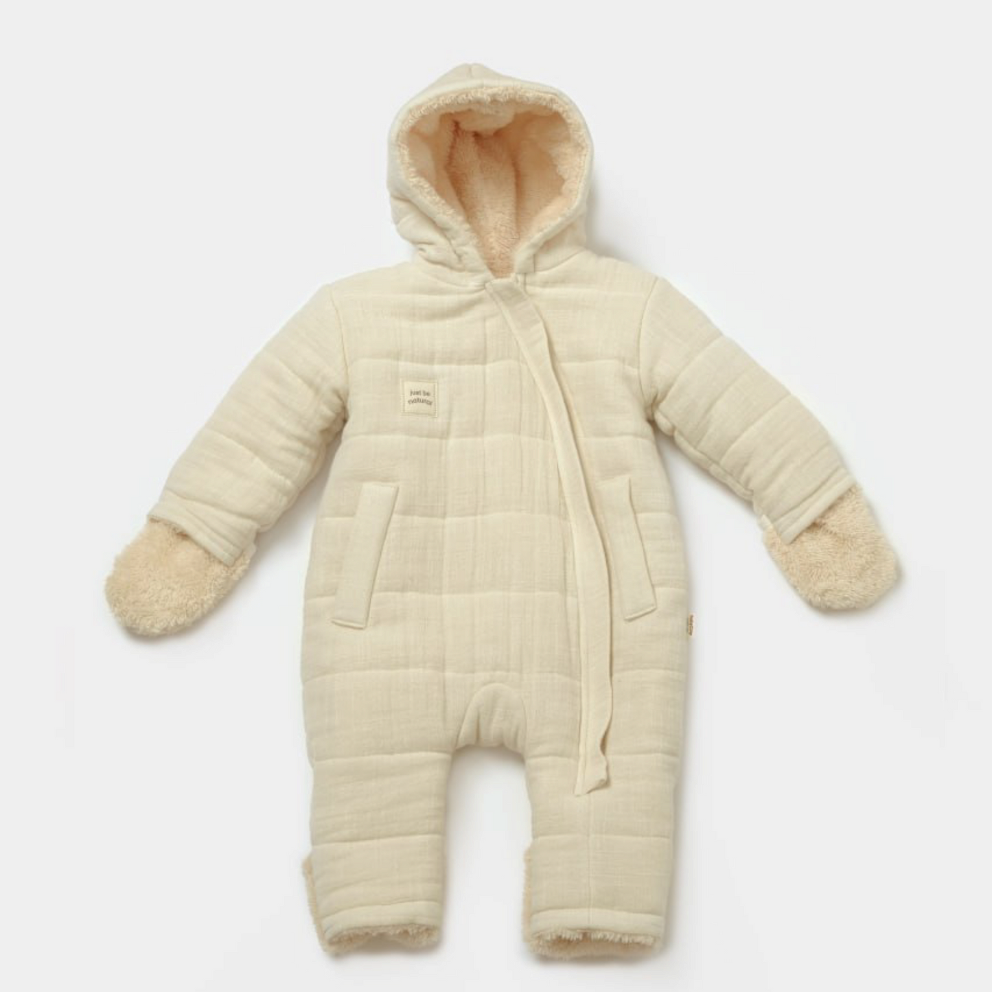 Winter baby suit cream