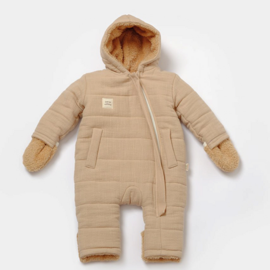 Baby winter suit beige