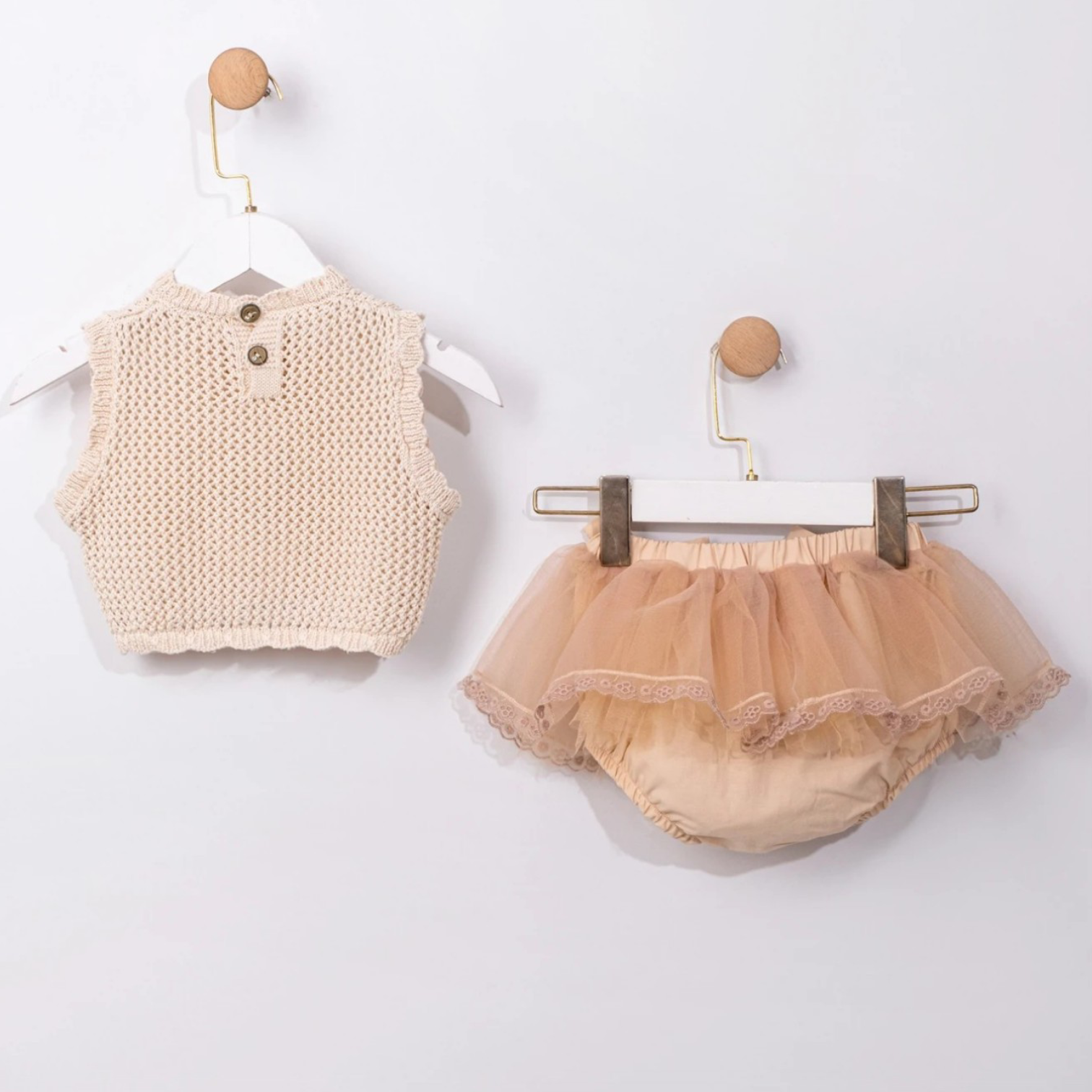 Blush bow set