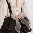 Load image into Gallery viewer, Chocolate ruffle romper
