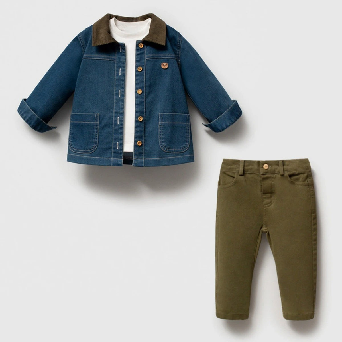 Olive denim