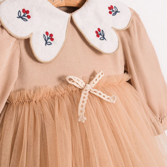 Floral tulle dress