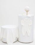 Load image into Gallery viewer, Newborn white five-pieces babygirl giftset
