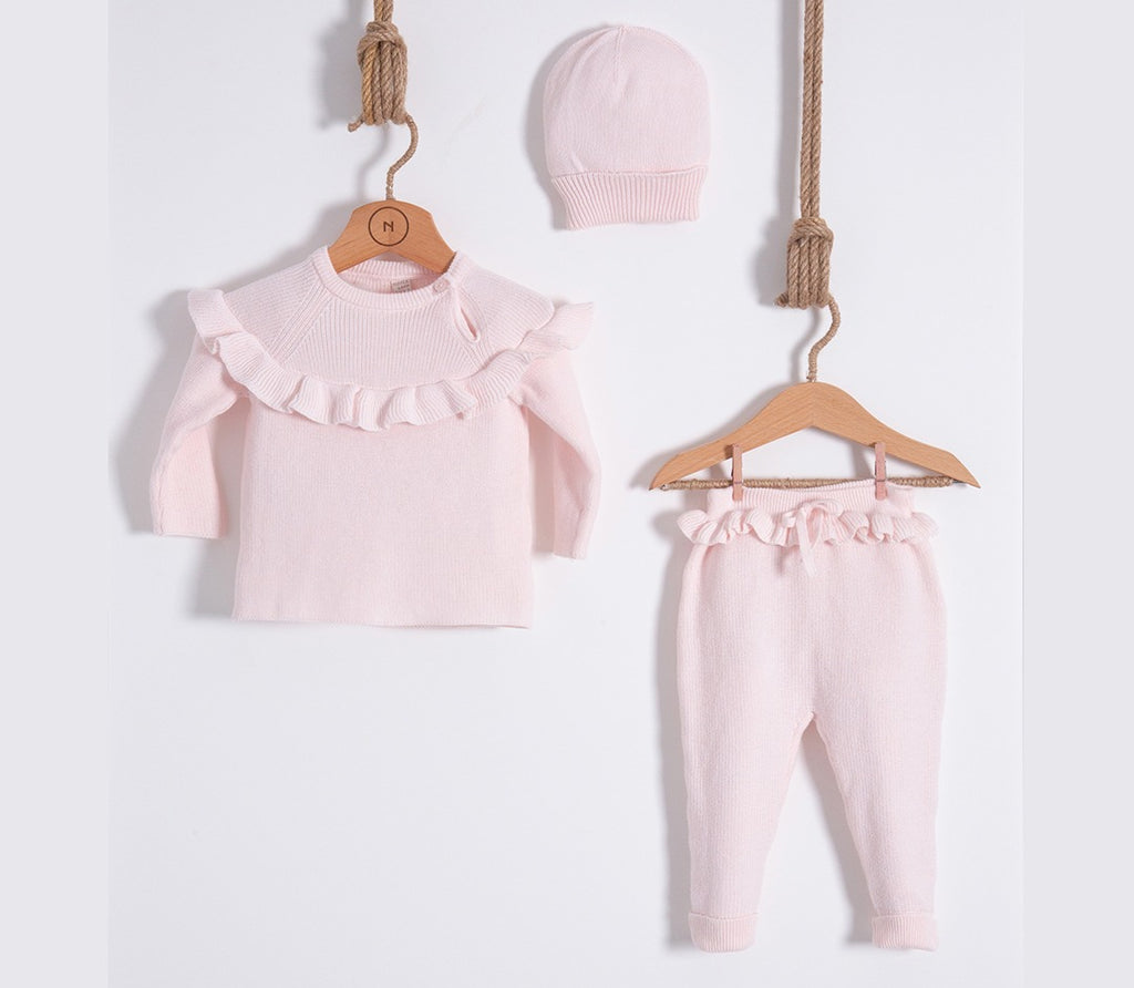 Sweet girly three-pieces comfy set