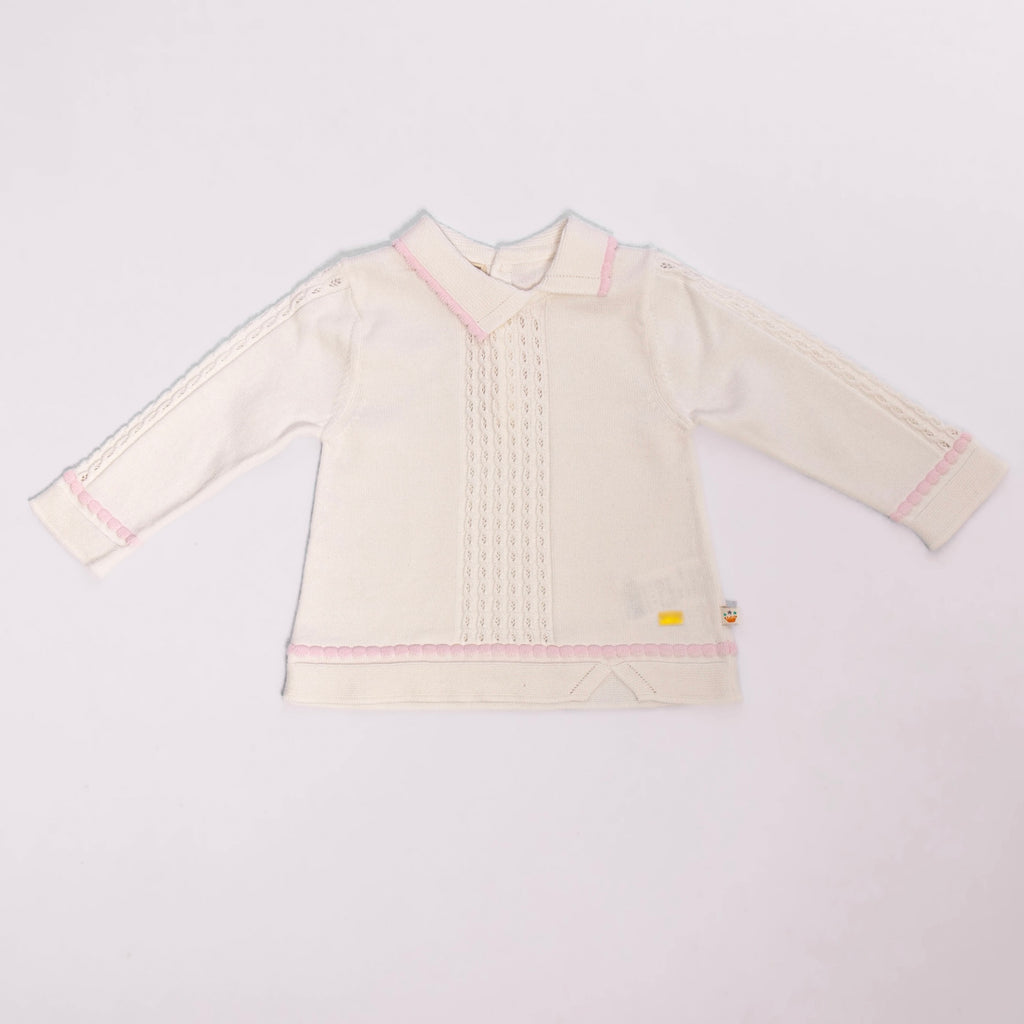 Girly two-pieces comfy set white