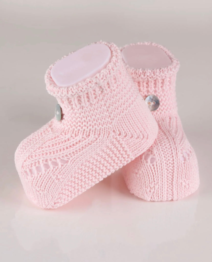 Knitted cute newborn socks